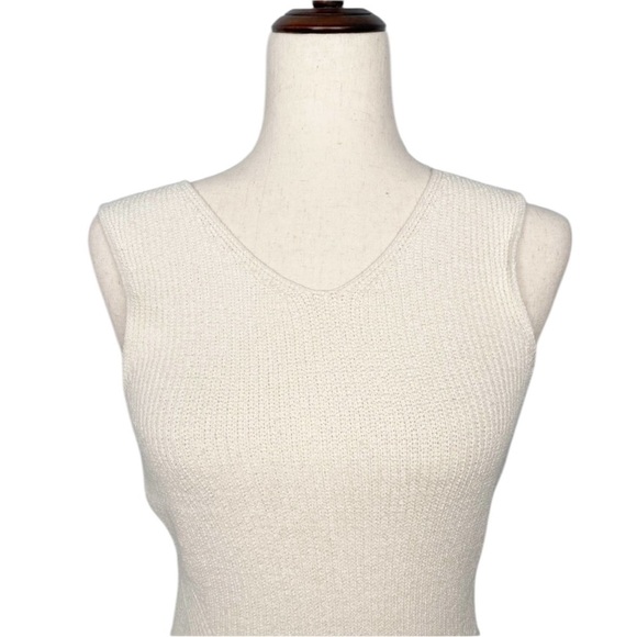 A.L.C. Caleb Cross Back Ivory Knit Midi Dress Size XS NWT - Picture 5 of 14